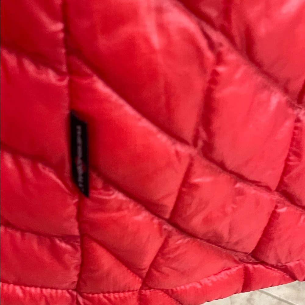 New no tag The North Face stow Light Women's Bold Red Puffer Jacket  size Xl - Picture 6 of 11